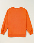 GAME DAY Tinsel Drop Shoulder Sweatshirt