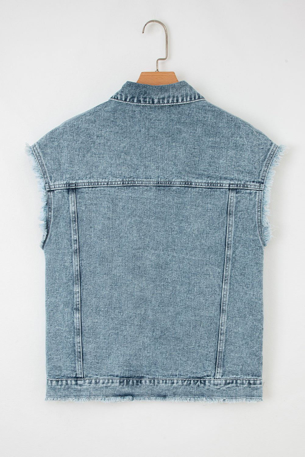 Evelyn Flap Frayed Detail Vest