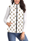 Baha Ranch Cactus and Highland Cow Puffy Vest