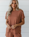 Polka Dot Top and Shorts Set