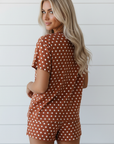 Polka Dot Top and Shorts Set