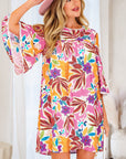 Emersyn Sleeve Swing Mini Dress