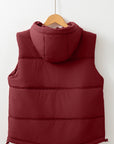 Clare Side Hooded Puffer Vest