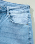 Dream Slit Leg Straight Jeans