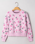 Sophia Drop Shoulder Cropped Sweater