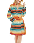 Baha Ranch Southwestern Serape Women's Bath Robe