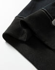 Colorblock Crewneck Henley Sweatshirt
