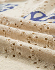Harper Eyelet Drop Shoulder Sweater
