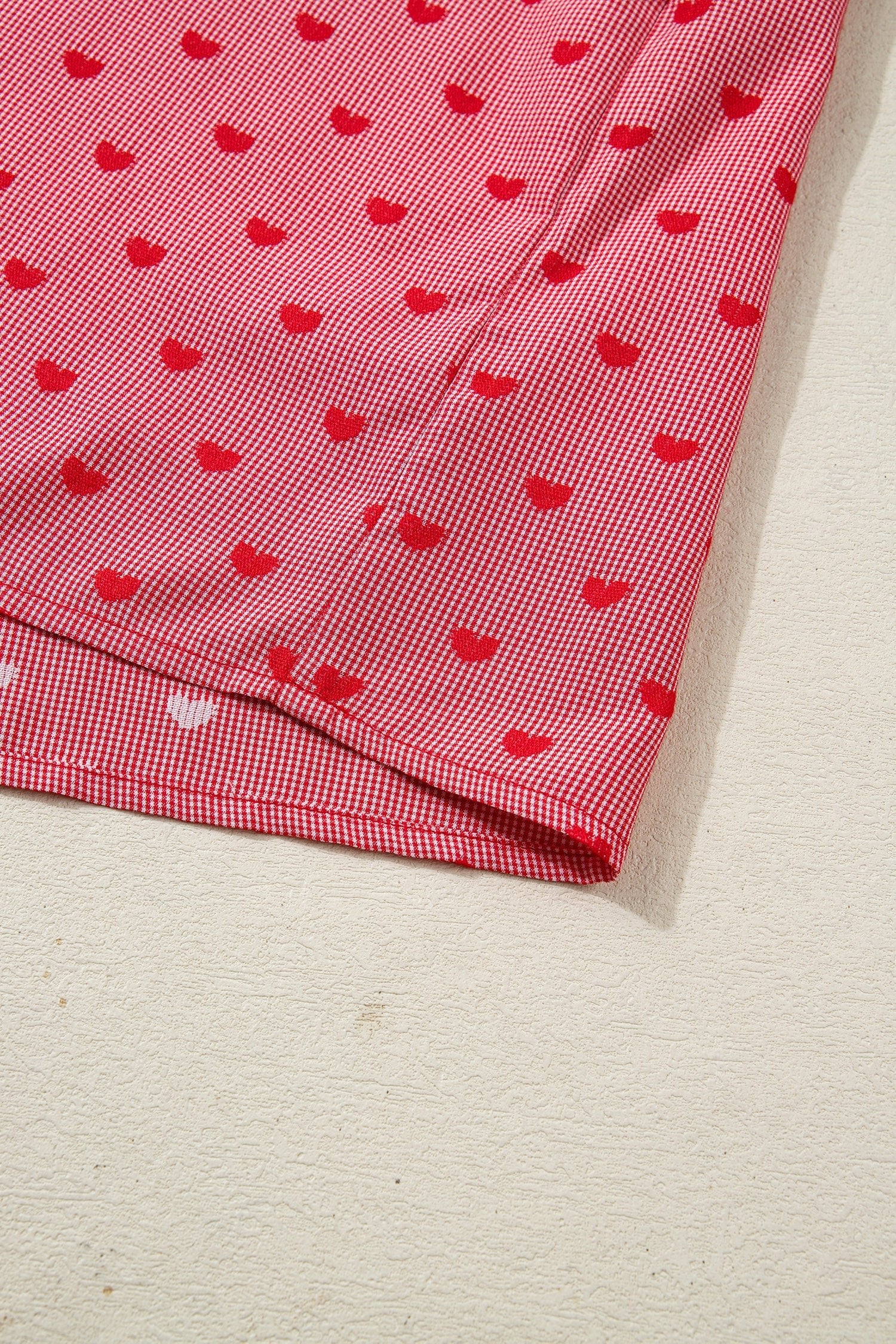 Charlie Sleeve Loose Valentine Shirt