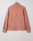 Mabel Half Zipper Baggy Sweatshirt