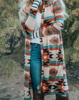 Paris Open Front Long Cardigan