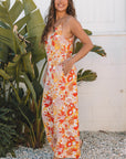 Navy Wide Leg Sleeveless Jumpsuit