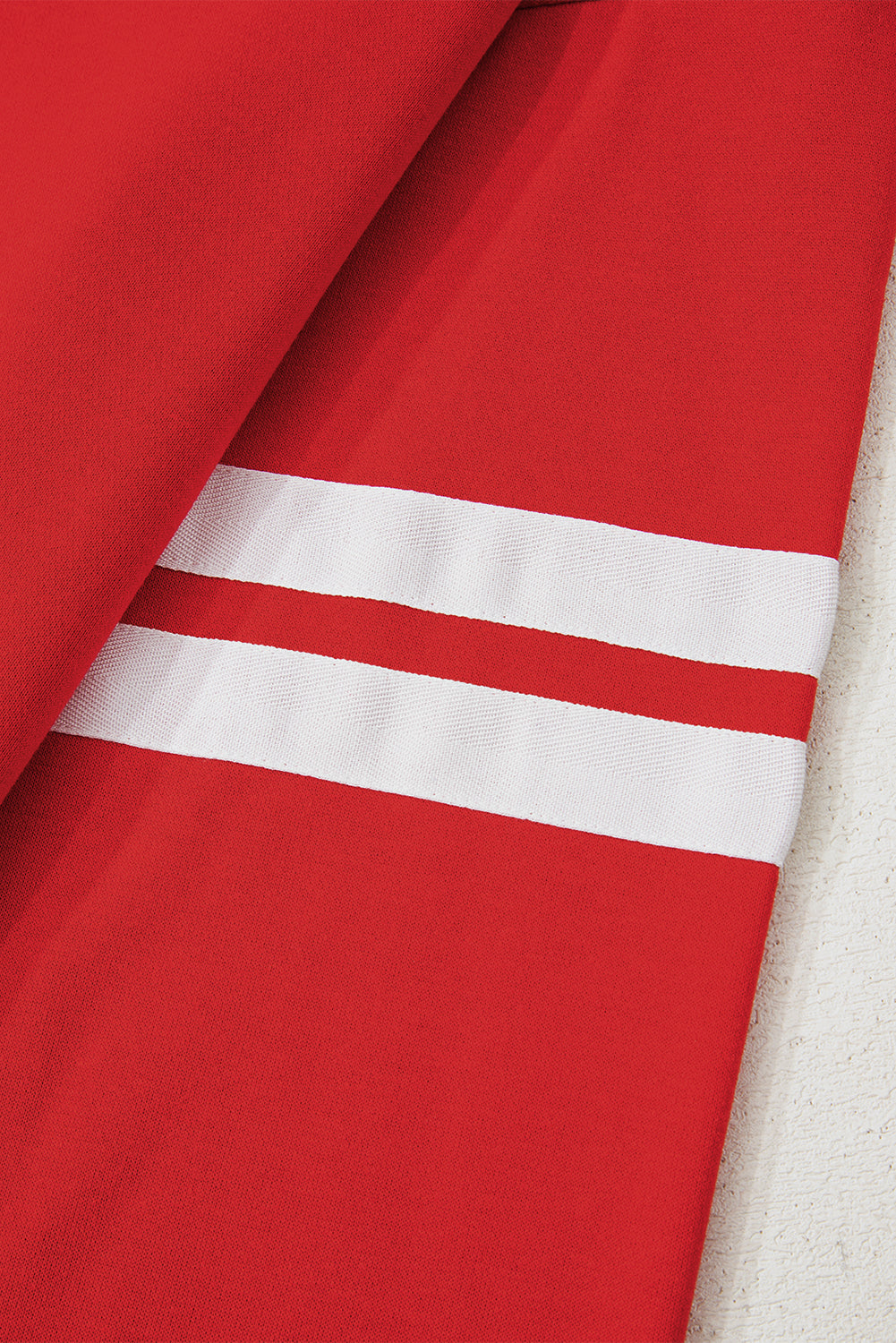 Varsity Stripe Drop Shoulder Oversized Sweatshirt