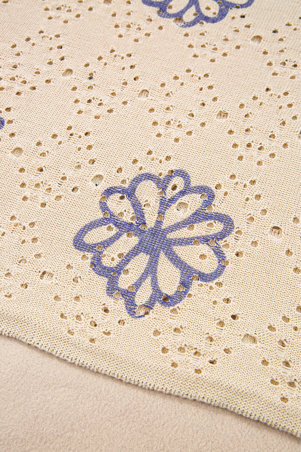 Harper Eyelet Drop Shoulder Sweater