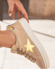 Emily Patchwork Lace Up Sneakers
