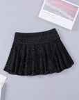Solid Crochet Lace Bikini Swim Skirt