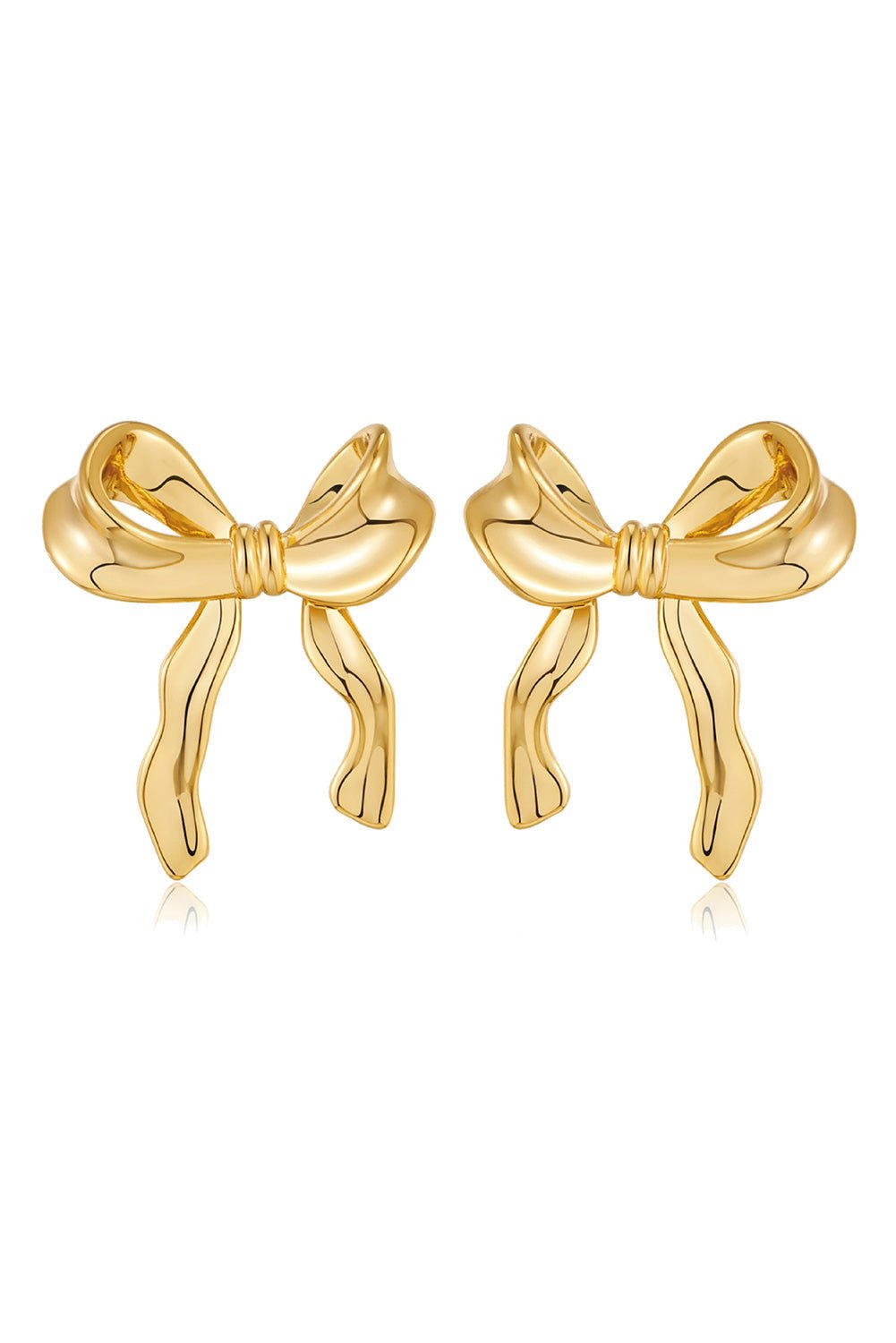 Chloe Design Plated Studded Earrings