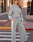 Novah Wide Leg Pant Set
