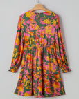 Anna Smocked Ruffled Mini Dress