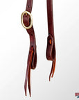 Hilason Single Ear Western Leather Horse Bridle Headstall with Buckle Classic