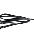 Hilason Genuine Black Leather Horse Reins with Buckle Ends – Durable & Adjustable Riding Tack