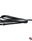 Hilason Genuine Black Leather Horse Reins with Buckle Ends – Durable & Adjustable Riding Tack