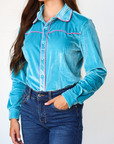 ISLAND VELVET PERFORMANCE RODEO SHIRT