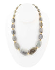 Bold Labradorite Statement Necklace