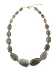 Bold Labradorite Statement Necklace