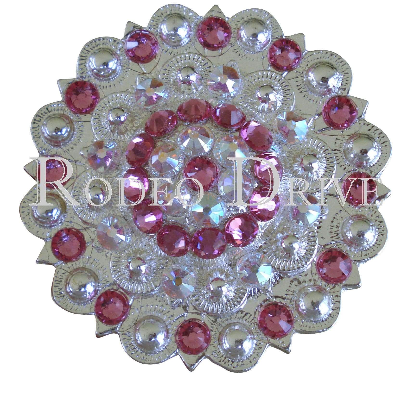 Pink &amp; AB Bright Silver Berry Jacket European Crystal