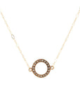 Bronze Marcasite Necklace