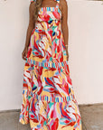 Milan Striped Trim Maxi Sundress