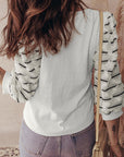 Rosa Patchwork Rib Knit Top