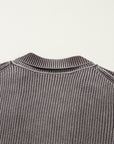 Sunny Patchwork Knit Open Sweater