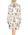 Christmas Spirit Fleece Robe