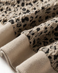 Lottie Ribbed Trim Print Long Sleeve Top