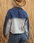 Kikki Detail Distress Denim Jacket