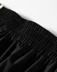 Varsity Stripe Elastic Waist Athleisure Shorts