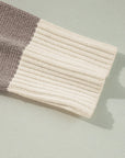 Livia Colorblock Loose Pullover Sweater