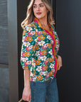 Meadow 3 4 Sleeve Blouse