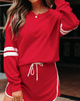 Sophia Shoulder Pullover Mini Skirt