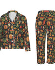 Baha Ranch Colores De Mexico - Mexican Culture Satin Pajamas