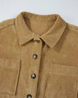Giuliana Patched Up Corduroy Shacket