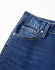 Samantha Western Stitch Patched Pocket Bootcut Jeans