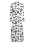 Baha Ranch Cowboy Print Western Duster Dress