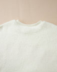 Mila Sherpa Howdy Patched Pullover