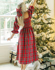 Jazmin Waist Flared Midi Dress