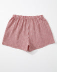 Gingham High Waist Shorts
