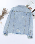 Sofibelle Distressed Raw Hem Jacket