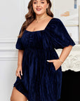 Kataleya Short Puff Sleeve PLUS Dress